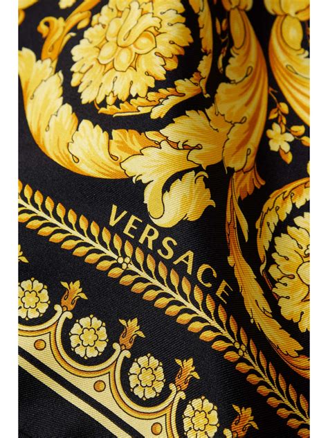 versace scarf print shirt|versace scarf price.